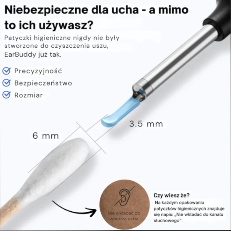 OtoCare®- Inteligentny Czyścik do Uszu